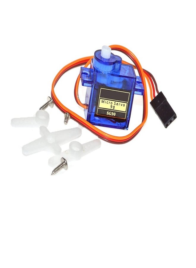 محرك سيرفو DIYables SG90 بزاوية 180 درجة لأردوينو، ESP32، ESP8266، راسبيري باي، قطعتان - Image 3